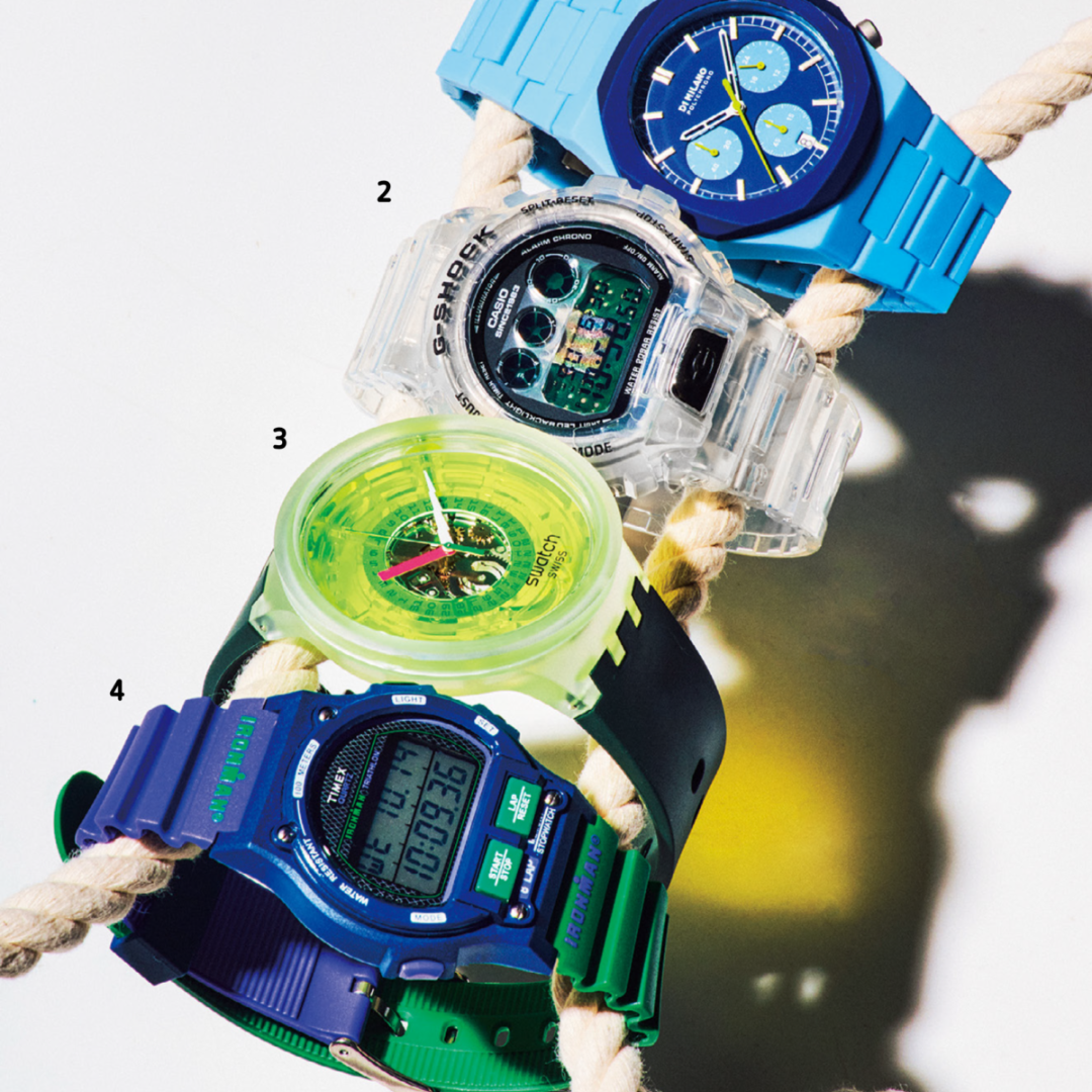 G-SHOCK、シチズン、スウォッチほか】インパクト大！アクセントカラー