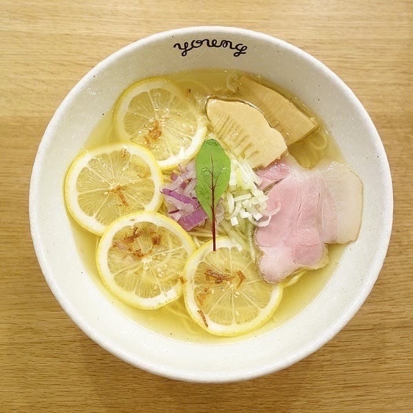 生搾りレモンラーメン（しお） ¥1,200