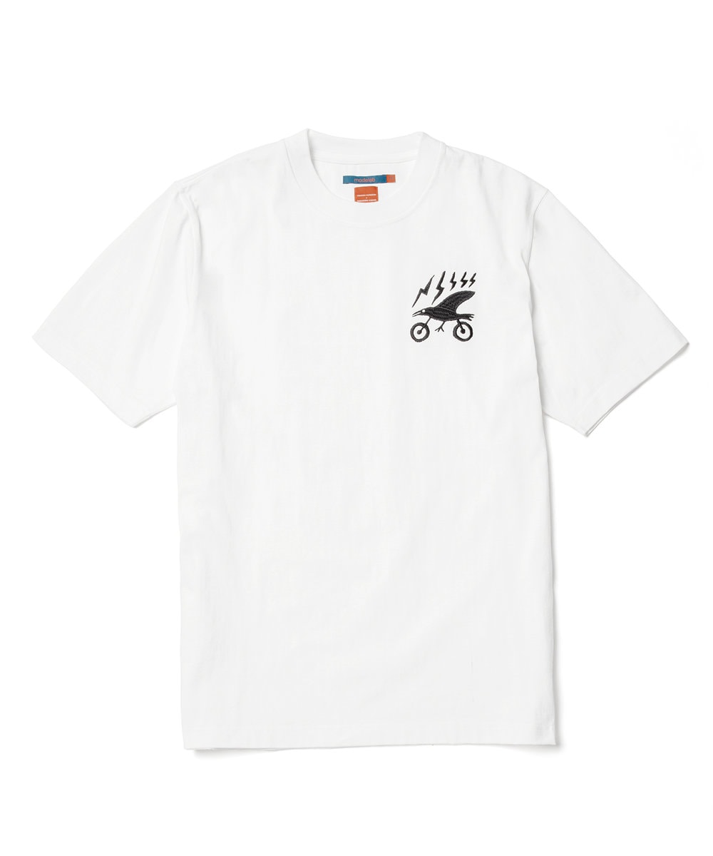 Tシャツ / ワンポイントアート刺繡（3色展開） ¥9,350