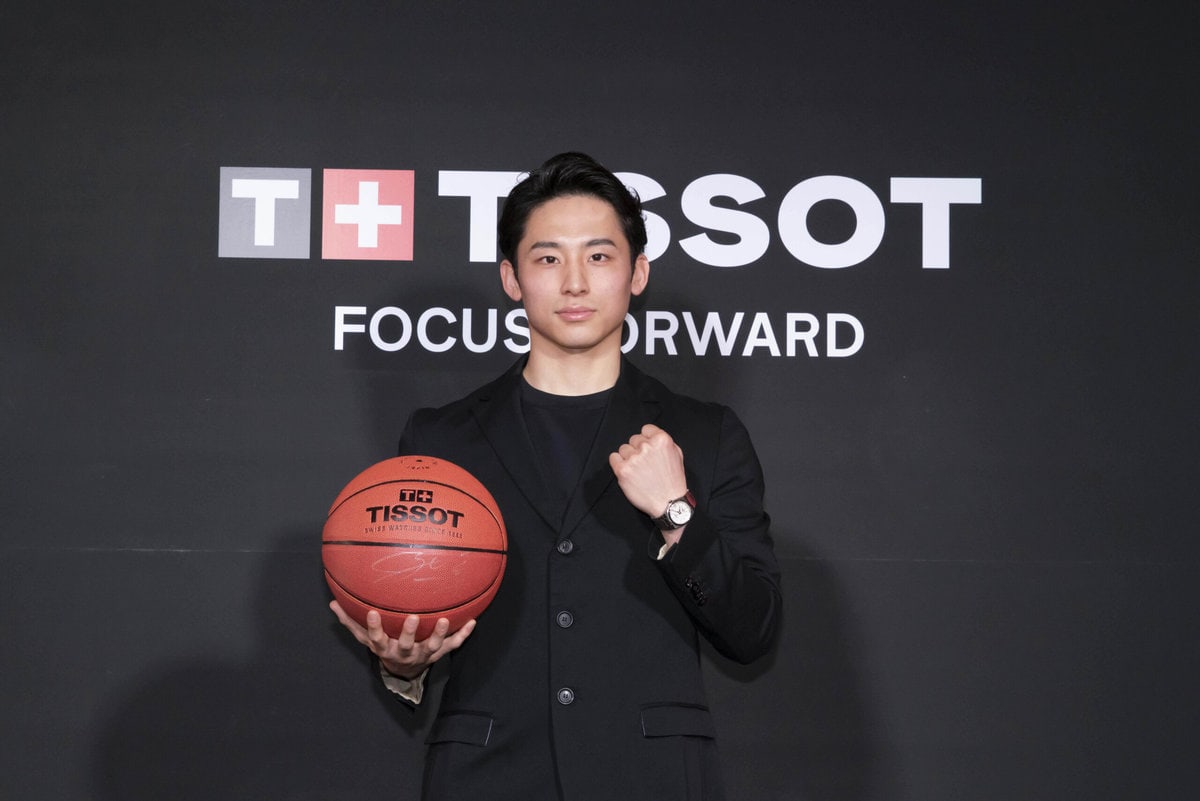 スイス時計ブランド「TISSOT（ティソ）」のジャパンアンバサダーとして、バスケットボール選手・河村勇輝が就任した。