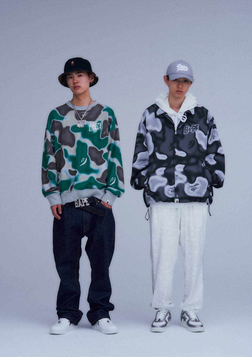 A BATHING APE®の新柄 “LIQUID CAMO