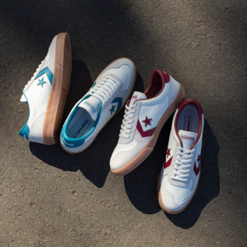 数々の名作をはじめとしたスケーティングスペック搭載モデルを展開する「CONVERSE SKATEBOARDING」。24SSコレクションでは「CHECK POINT」や「PRORIDE」などクラシックなラインナップを展開する。