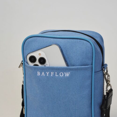 「BAYFLOW ペットボトルがタテに入る！SHOULDER BAG BOOK　ショルダーバック BLUE」
