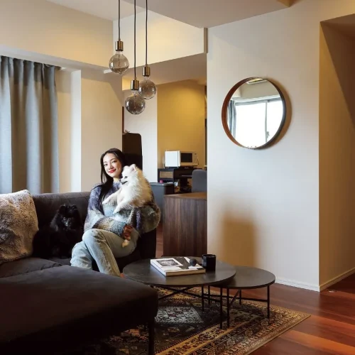 第5位　人気マルチインフルエンサー須田アンナの自宅スナップ！変わった間取りに一目ぼれ♡「シックな色み」で統一した空間作り
