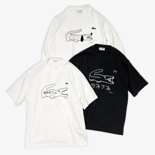 フランスのプレミアム ファッションスポーツ ブランド LACOSTE（ラコステ）。原宿店限定で展開するMy Lacoste Artist Program Vol.2に現代美術作家・加賀美 健氏を迎え、4月26日よりオリジナルグッズを発売する。