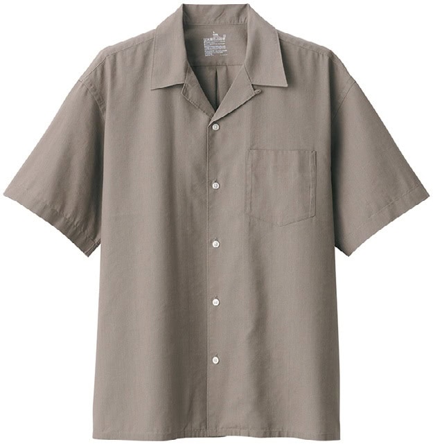 無印良品の『ヘンプ混半袖シャツ』（税込3,990円）