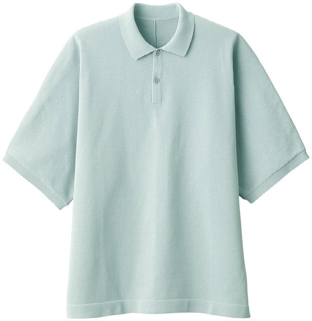 MUJI Laboの『乾きやすいニットポロシャツ』（税込5,990円）