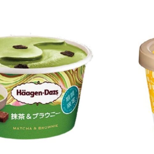 ハーゲンダッツ ミニカップ『抹茶＆ブラウニー』と『豆乳バナナショコラ』