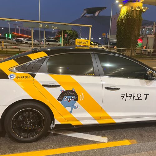 韓国のタクシーは車体がとってもかわいい♡