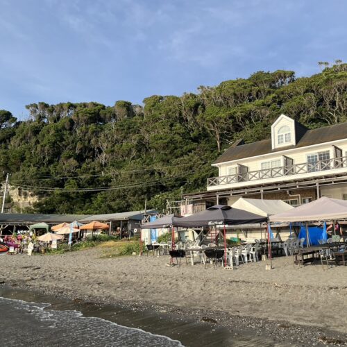 荒井浜海水浴場 海の家 海上亭