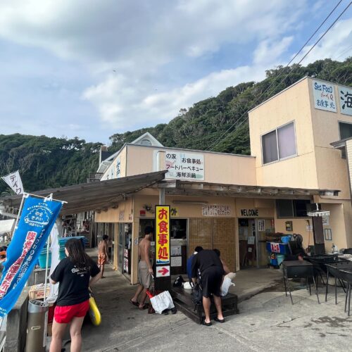 荒井浜海水浴場 海の家 海上亭