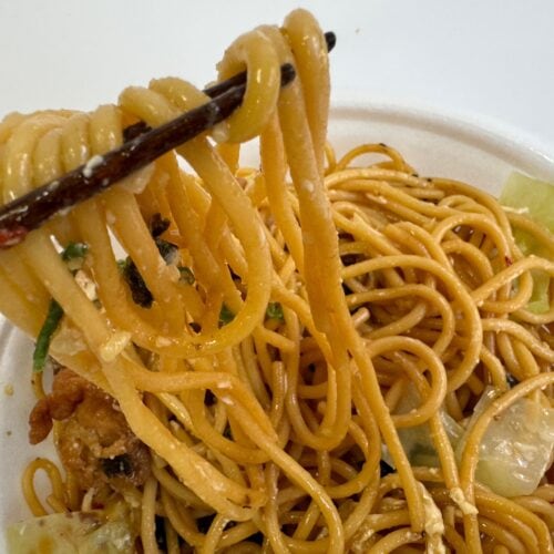 大盛　から揚げとにんにく背脂醤油マヨパスタ２