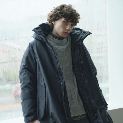 URBAN RESEARCH ROSSO×+phenixでは、全てのアイテムに WINDSTOPPER BY GORE-TEX LABS の素材を採用。優れた防風性と高い透湿性により、快適な着心地を提供する。