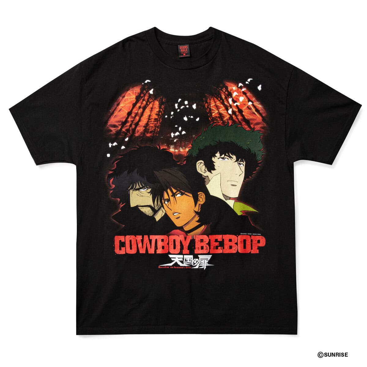 またもGEEKS RULEと名作SFアニメが珠玉のセッション！『COWBOY BEBOP』劇場版＆テレビシリーズとのコラボTシャツを発売【10月31日（木）12:00～ GR8先行販売】