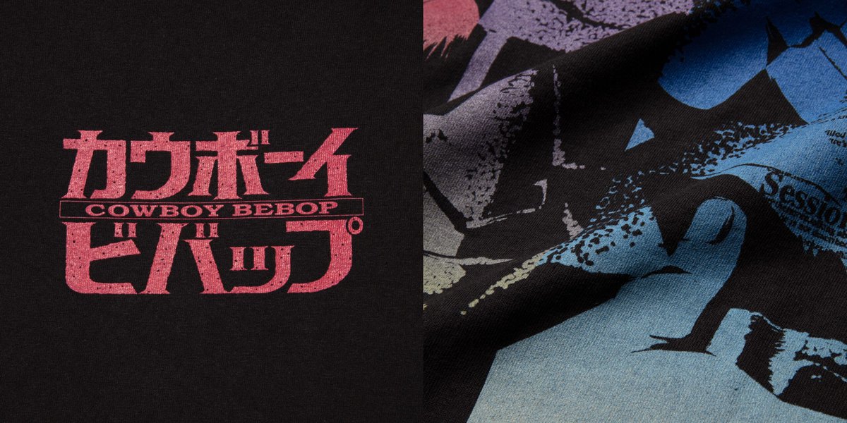 またもGEEKS RULEと名作SFアニメが珠玉のセッション！『COWBOY BEBOP』劇場版＆テレビシリーズとのコラボTシャツを発売【10月31日（木）12:00～ GR8先行販売】