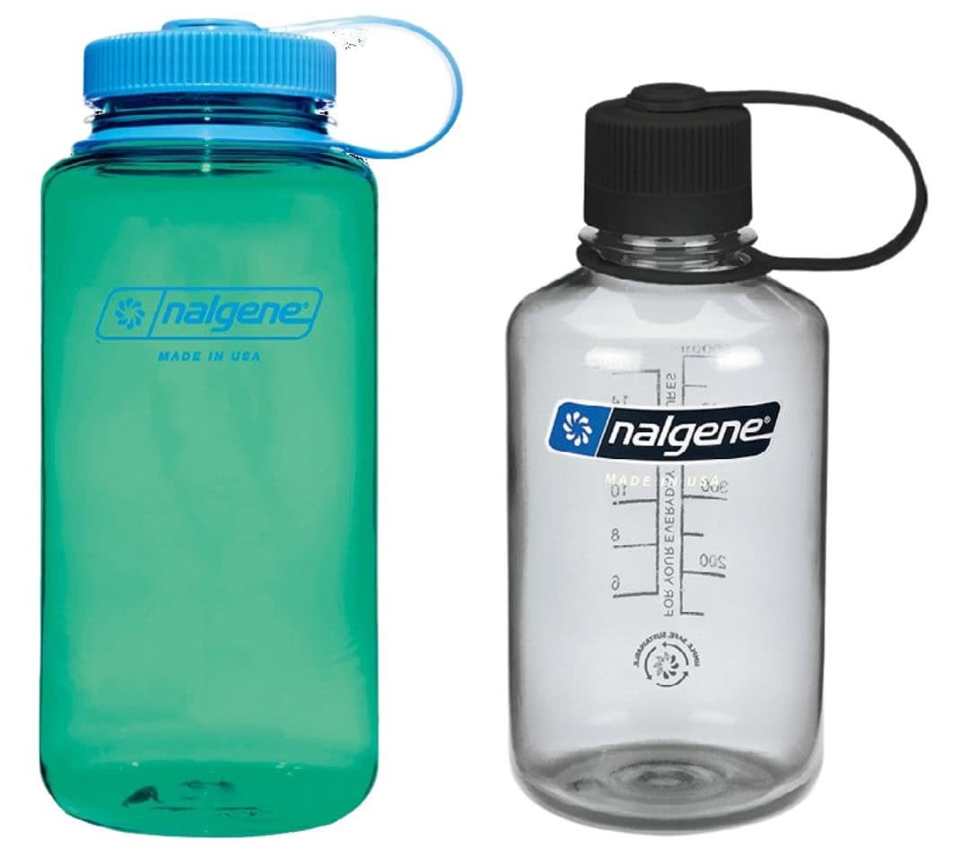 チベット料理店勤務杉野悟史さんの愛用品　飲み口の大きさ違いで2つあると便利！nalgeneのナルゲンボトル