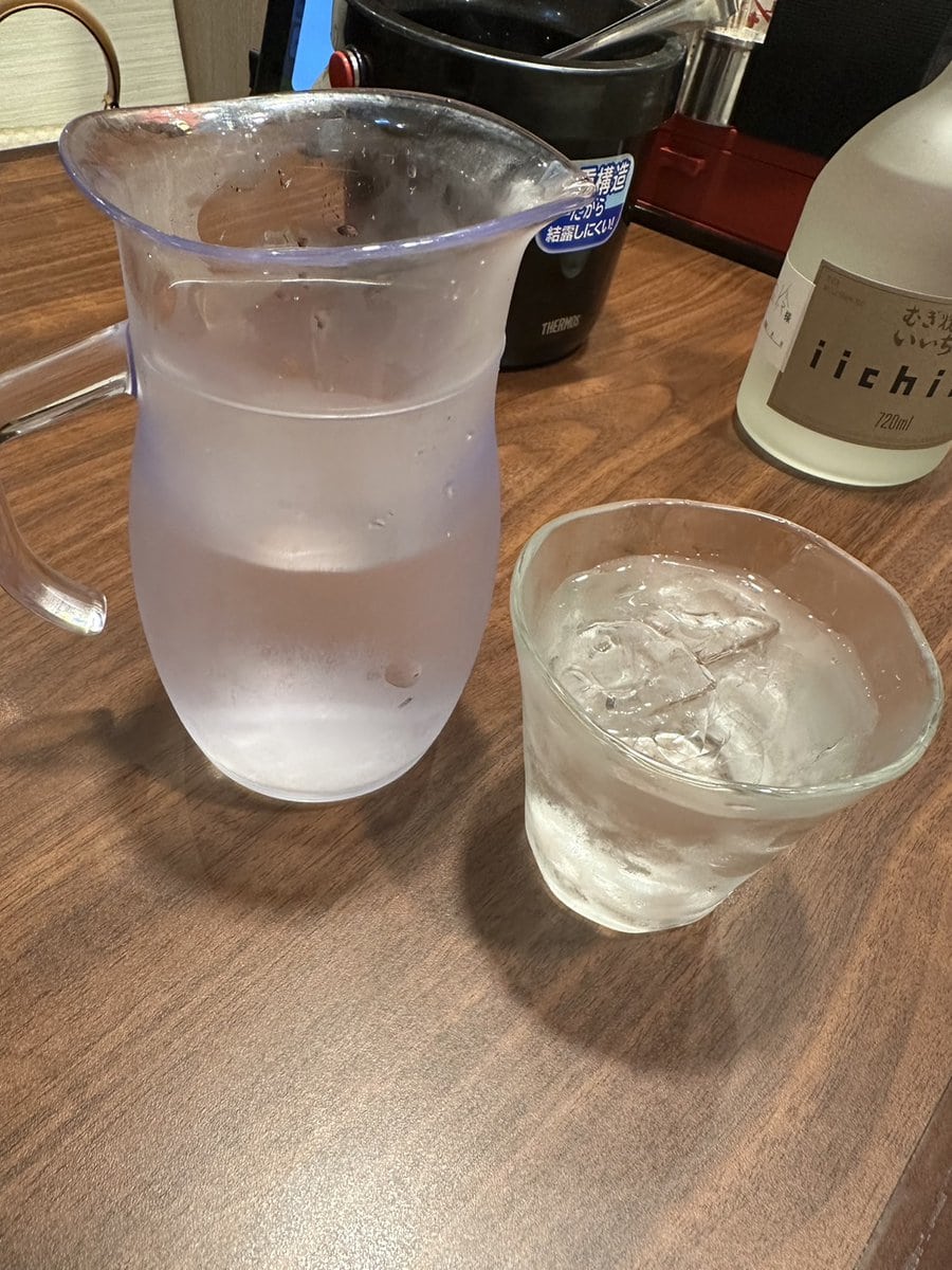 バーミヤン 焼酎ボトルキープ 水割り