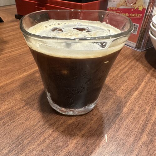 食後のお口直しにぴったりなコーヒー割り