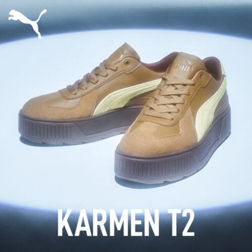 ムービーでは、Snow Man のメンバーが新作シューズ「KARMEN T2」「KARMEN T2S」を履き、新たなステージに挑む姿が描かれている。メンバーそれぞれが光と影を活かしたポージングを工夫し、自然体でありながらエレガン トなパフォーマンスを披露している姿にも注目したい。