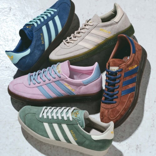 Tトゥデザインを落とし込んだ2大モデル「GAZELLE」と「HANDBALL SPEZIAL」のABCマート別注カラー