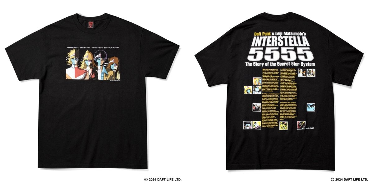 GEEKS RULE×DAFT PUNK×松本零士コラボ「DAFT PUNK and Leiji Matsumoto | GEEKS RULE
30 SILKSCREEN PRINTING T SHIRT 02」