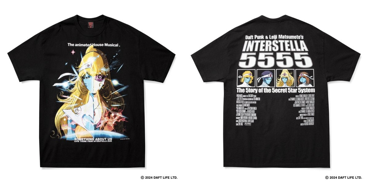 GEEKS RULE×DAFT PUNK×松本零士コラボ「DAFT PUNK and Leiji Matsumoto | GEEKS RULE
30 SILKSCREEN PRINTING T SHIRT 03」