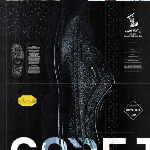 REGAL Shoe & Co.が2023年より展開するGORETEXコレクションより、「Wing-Tip GORE-TEX」がリリースされる。