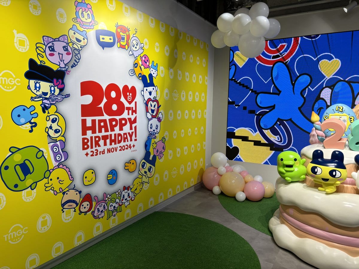 祝28しゅーねん！たまごっちばーすでー！　3階・展示エリア