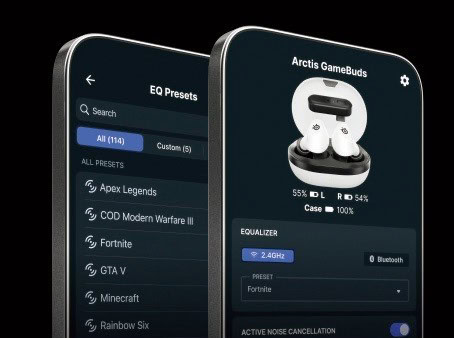 スティールシリーズの業界最高水準ワイヤレスイヤホン「Arctis GameBuds」