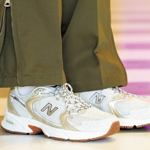 atmos pink flagship Harajuku ショップスタッフの川口紗南さんがいまおススメするスニーカー New Balance／MR530TGB　