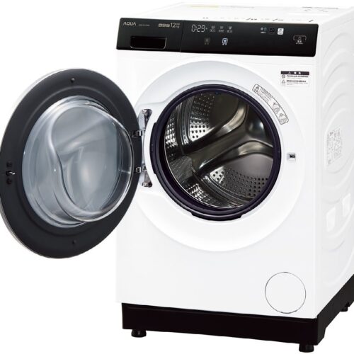AQUAのドラム式洗濯乾燥機 AQW-DX12P