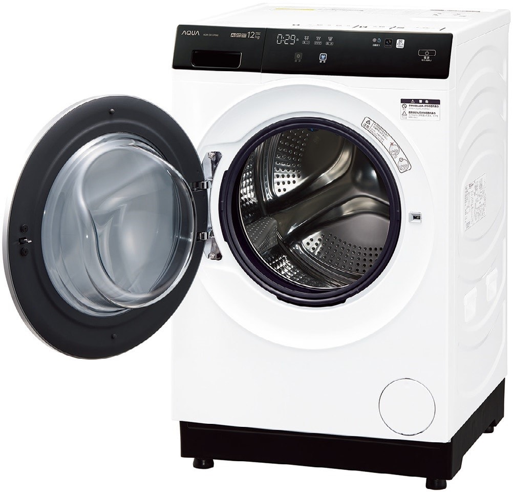 AQUAのドラム式洗濯乾燥機 AQW-DX12P