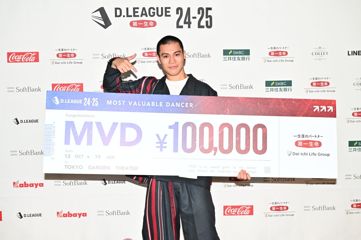 MVD（Most Valuable Dancer）は、dip BATTLESのKENSEIさん