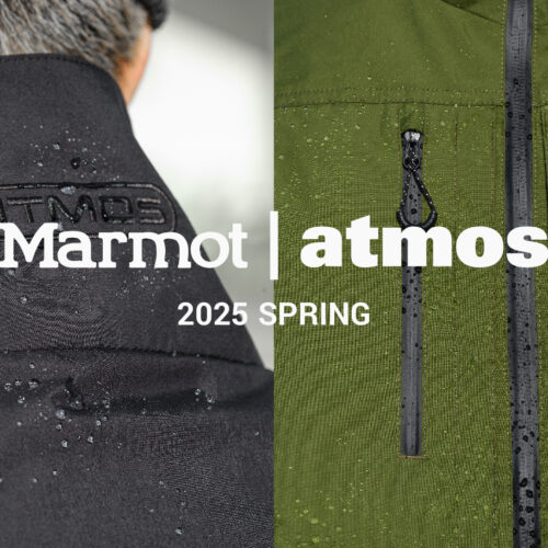 atmos Apparel（アトモス アパレル）とMarmot（マーモット）による冬季を凌ぐ機能とデザインが満載のアーバンアウトドアなセットアップが登場する。