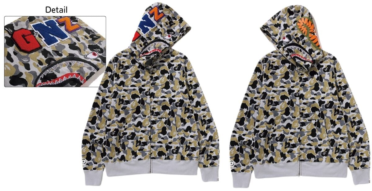 BAPE STORE® GINZA 限定のシャークフーディ