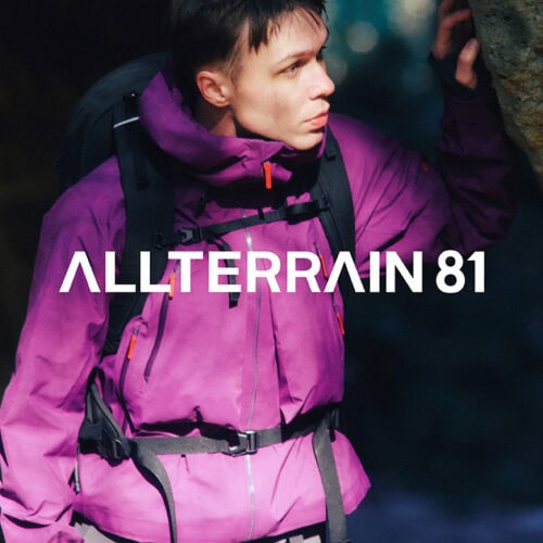 DESCENTE ALLTERRAIN 81（デサント オルテライン エイティワン）から“ZENCHIKEI”がリリース。全地形に対応する防⽔シェルジャケットで、シーンによって最適な素材使いのGORE-TEXモデル2型となっている。