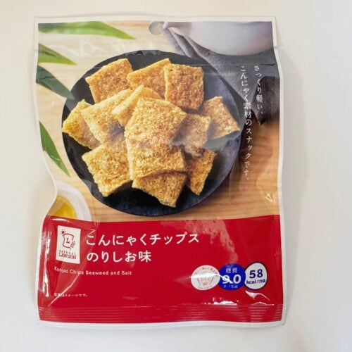 こんにゃくチップス　のりしお味