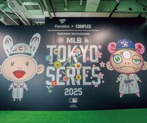 村上隆とMLBの限定コラボ（LAでの様子）