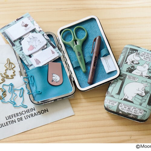 ムーミンデザインの文具7点セットがリンネル付録に登場！