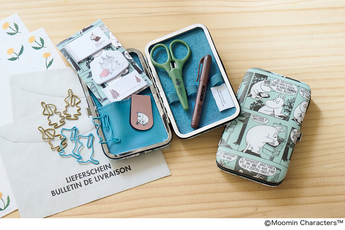 ムーミンデザインの文具7点セットがリンネル付録に登場！