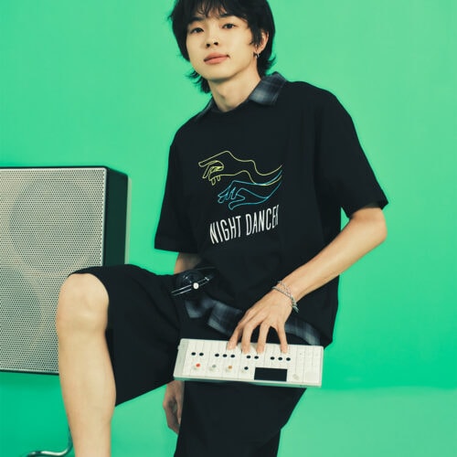 本コラボアイテムにもデザインされているimaseの「NIGHT DANCER」は、Spotifyのバイラルチャートで48の国と 地域においてトップ50入りを果たすなど、国内のみならずグローバルでもフィーチャーされている1曲。2023年には「海外 で最も再生された国内アーティストの楽曲」ランキングで4位、2024年にも同ランキングで5位にランクインするなど、 ロングヒットを記録している。