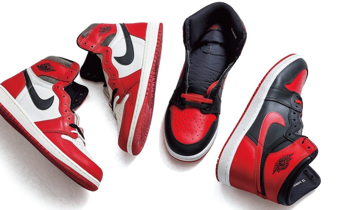 Nikeのエア ジョーダン 1 レトロHIGH OGとエア ジョーダン 1 HIGH 85