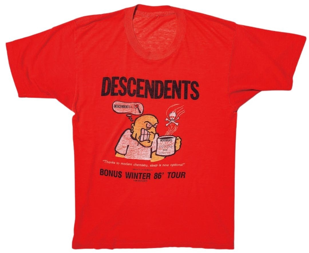 DESCENDENTSの80年代のバンドTシャツ