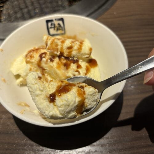 牛角　定番焼肉コース　デザート