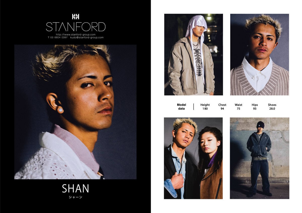モデル事務所STANFORD（スタンフォード）所属のシャーン