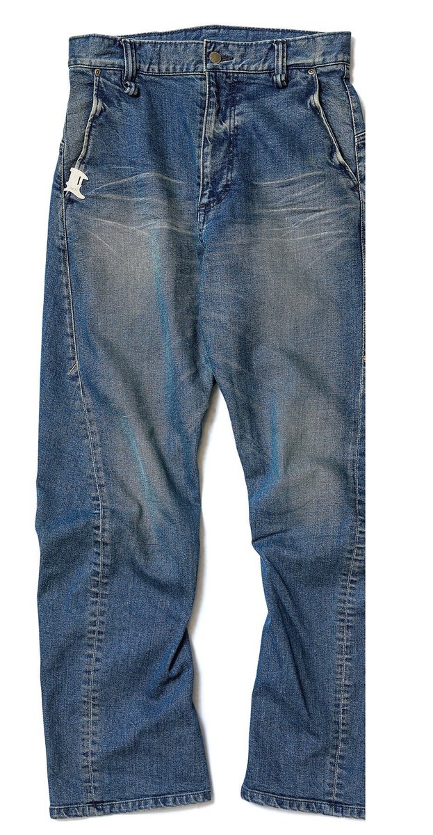 STRUMの12.5oz オーガニックコットン ストレッチデニム RAD CLUB 3D ワイドストレート ジーンズ