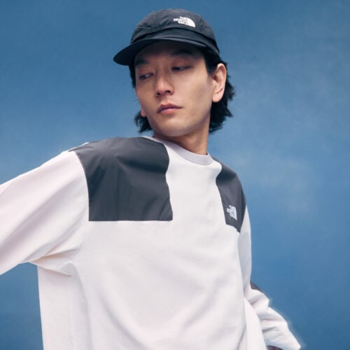 さらにTHE NORTH FACEのアイコニックな切り返しデザインが落とし込まれたTシャツなどを新たな装いで提案。