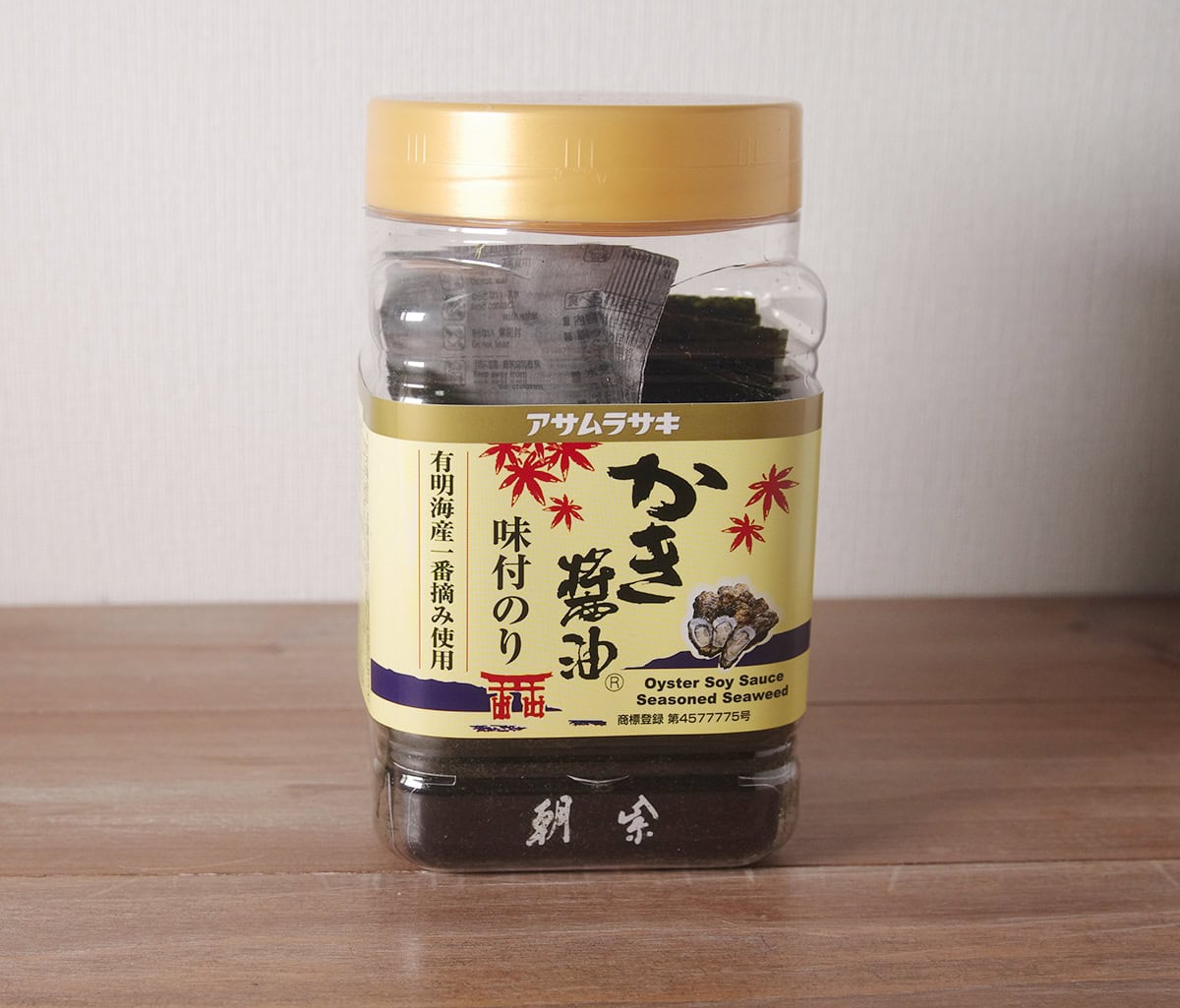 アサムラサキ「かき醤油味付けのり」