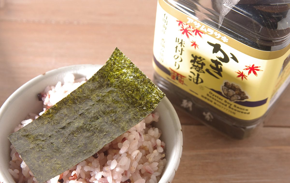アサムラサキ「かき醤油味付けのり」