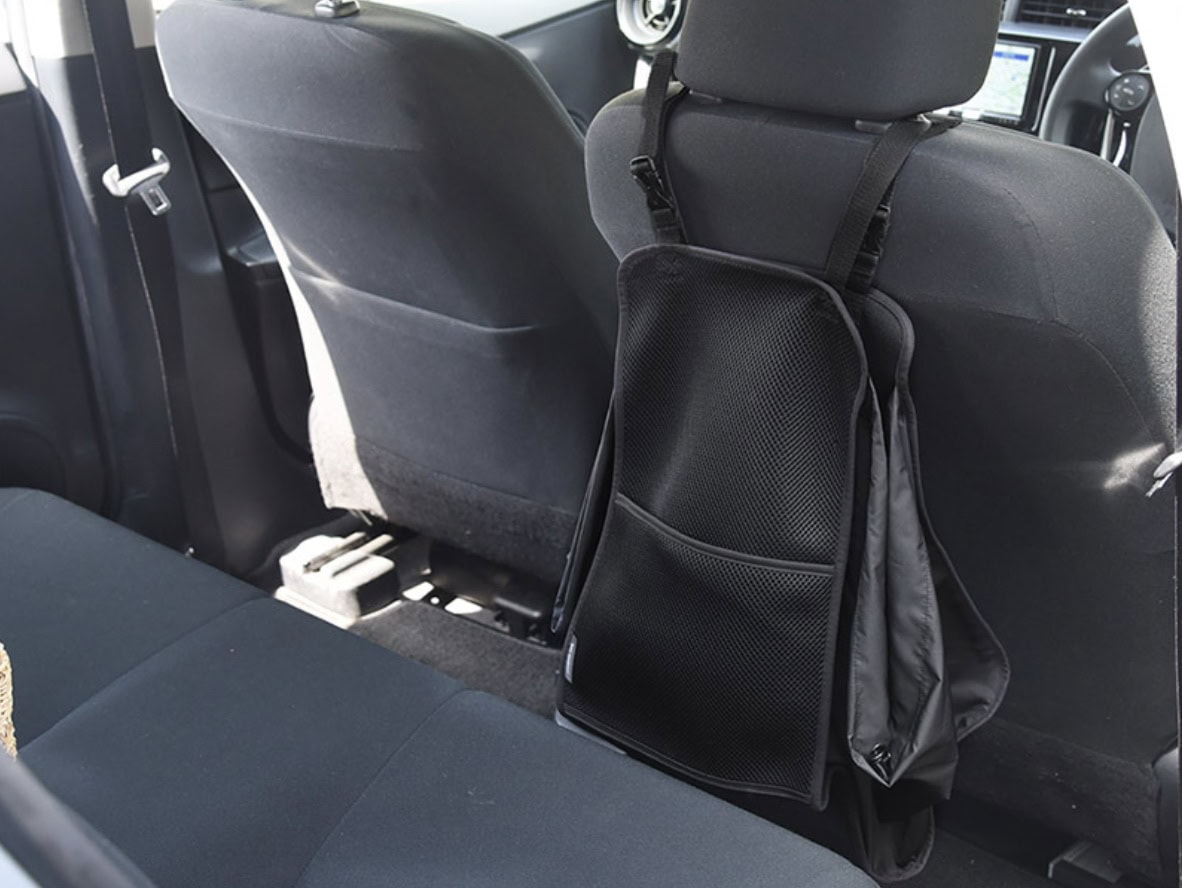 「え？荷物を収納できるハンモック？」座席の荷物をまるごと収納！ 車内に付けるハンモック型収納でカーライフがもっと快適に